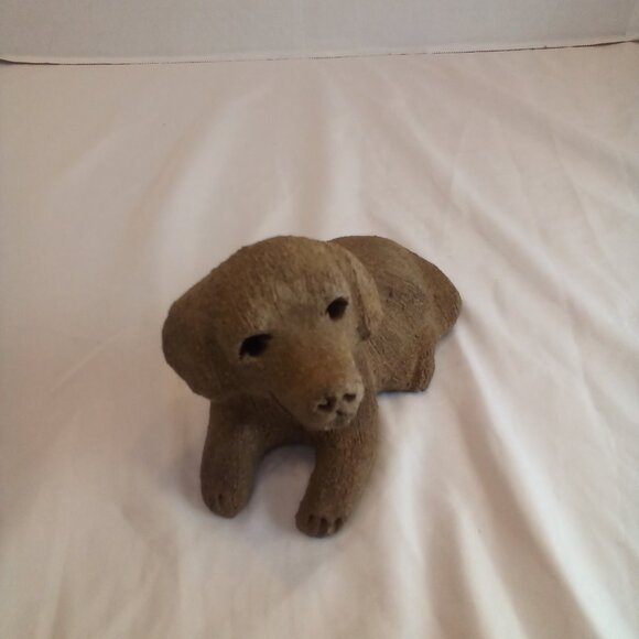 Dog Figure Concrete Cement Mold Small Garden Decor 6" x 3.5" - Picture 4 of 14